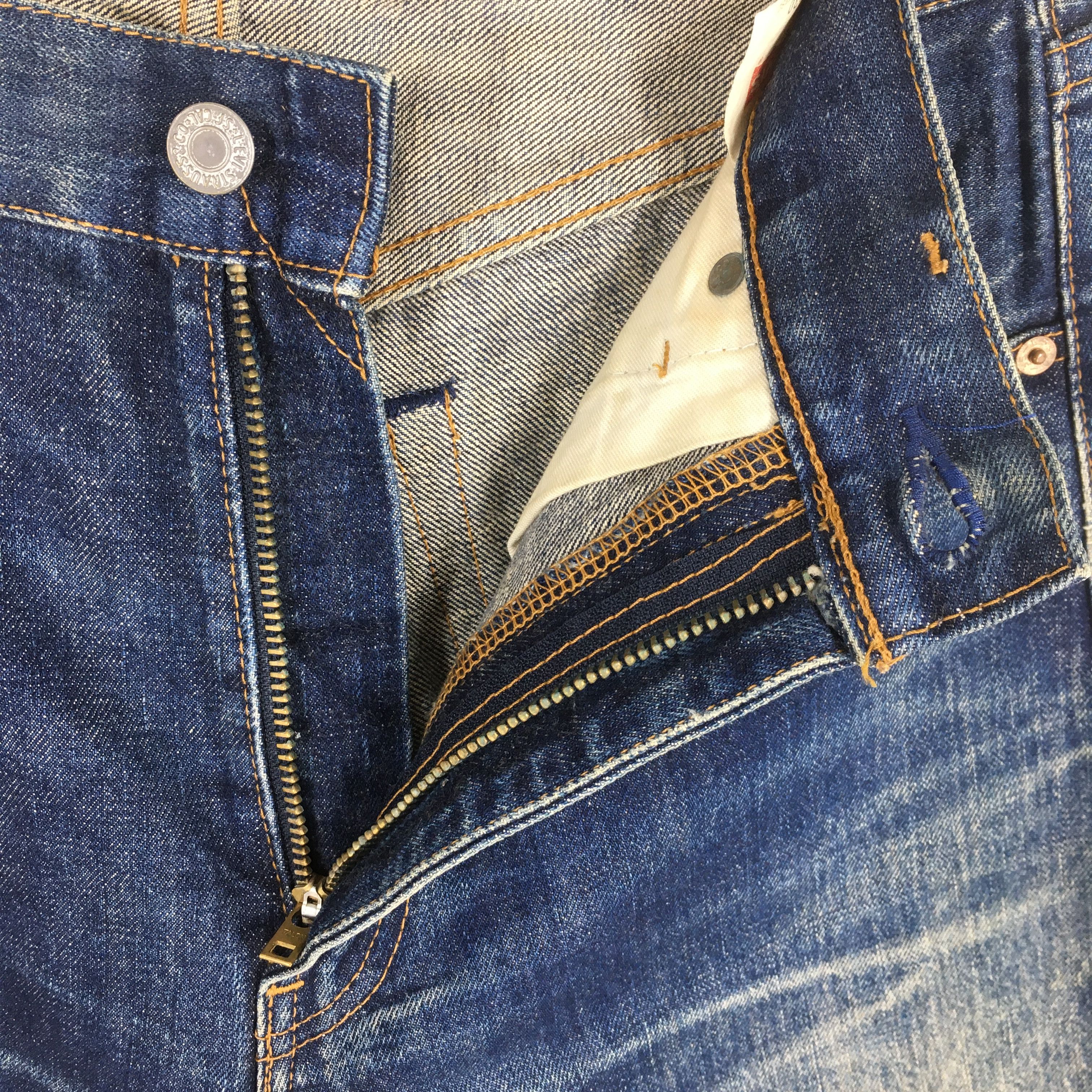 Levi's Size 29x28.5 Vintage 90's Levi's 502 Big E LVC Jeans S1959 Size US 29 - 6 Thumbnail