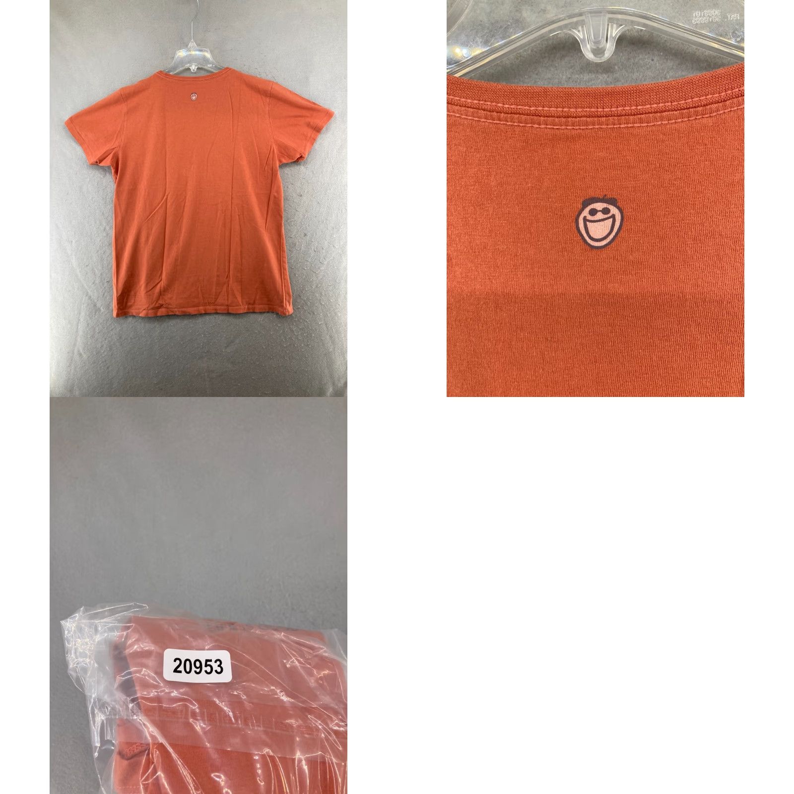 Life is Good Life is Good Graphic Tee Love USA Womens Large Orange V-Neck T-Shirt Casual Patriotic Size L / US 10 / IT 46 - 8 Thumbnail