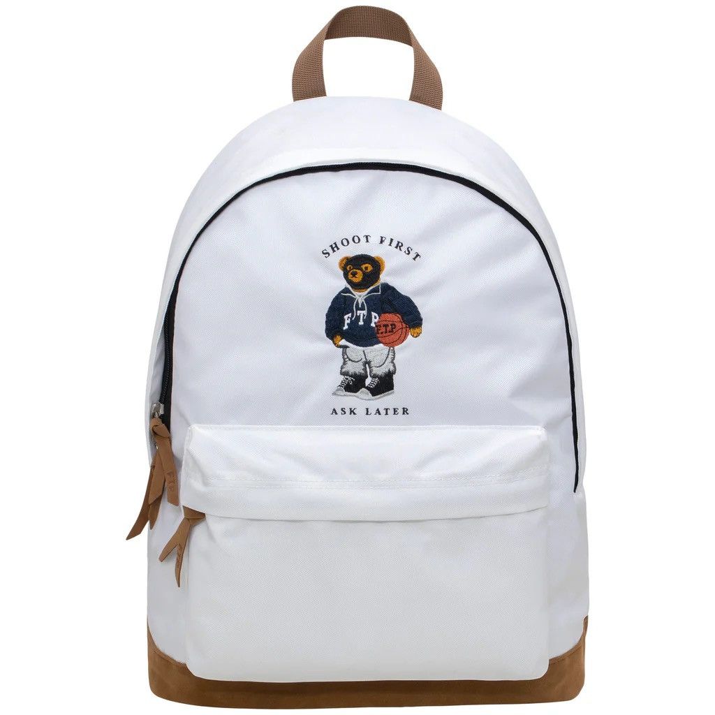 Fuck The Population FTP Bear Packpack white Size ONE SIZE - 1 Thumbnail