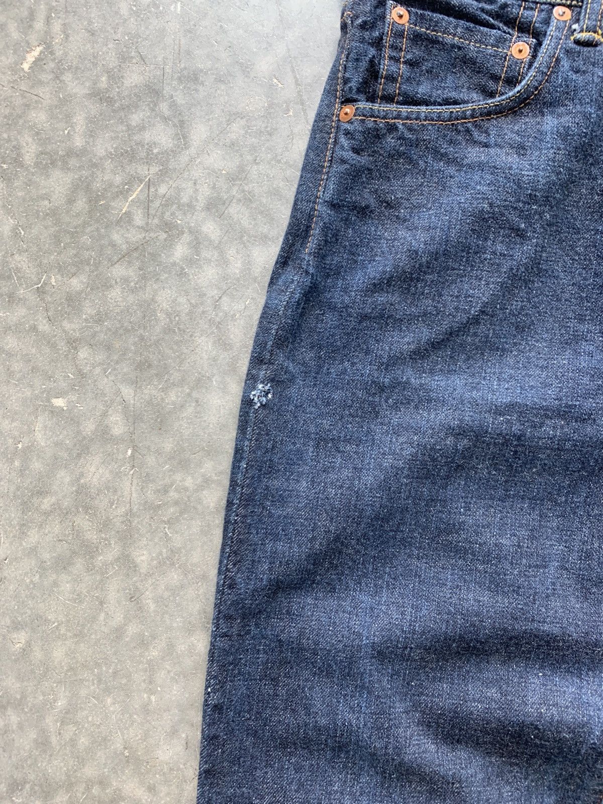 Evisu × Japanese Brand × Vintage 2004 Evisu x McDonalds Selvedge Denim Redline Size US 27 - 8 Thumbnail