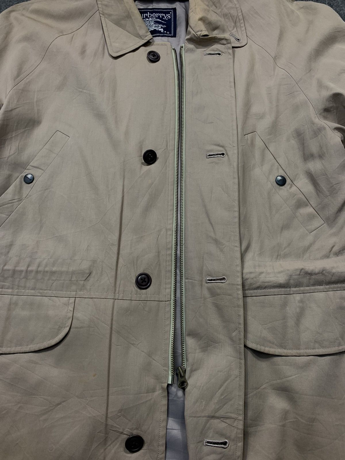 Burberry Vintage Burberrys Trench Military Brit Jacket Parka Size US L / EU 52-54 / 3 - 4 Thumbnail