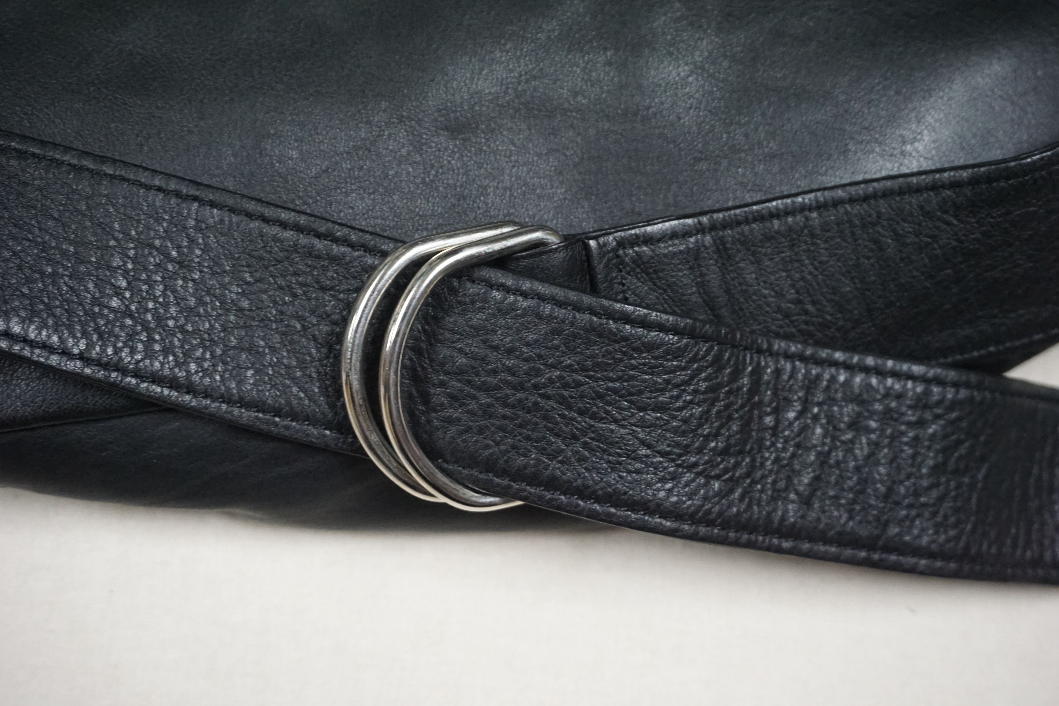 Designer × Japanese Brand Phenomenon Steel Plates Leather Waist Bag Size ONE SIZE - 4 Thumbnail