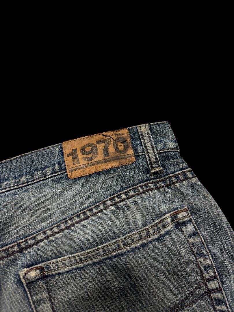 Japanese Brand THRASHED Japanese Straight Leg Rusty Mudwash Distressed Size US 32 / EU 48 - 17 Thumbnail