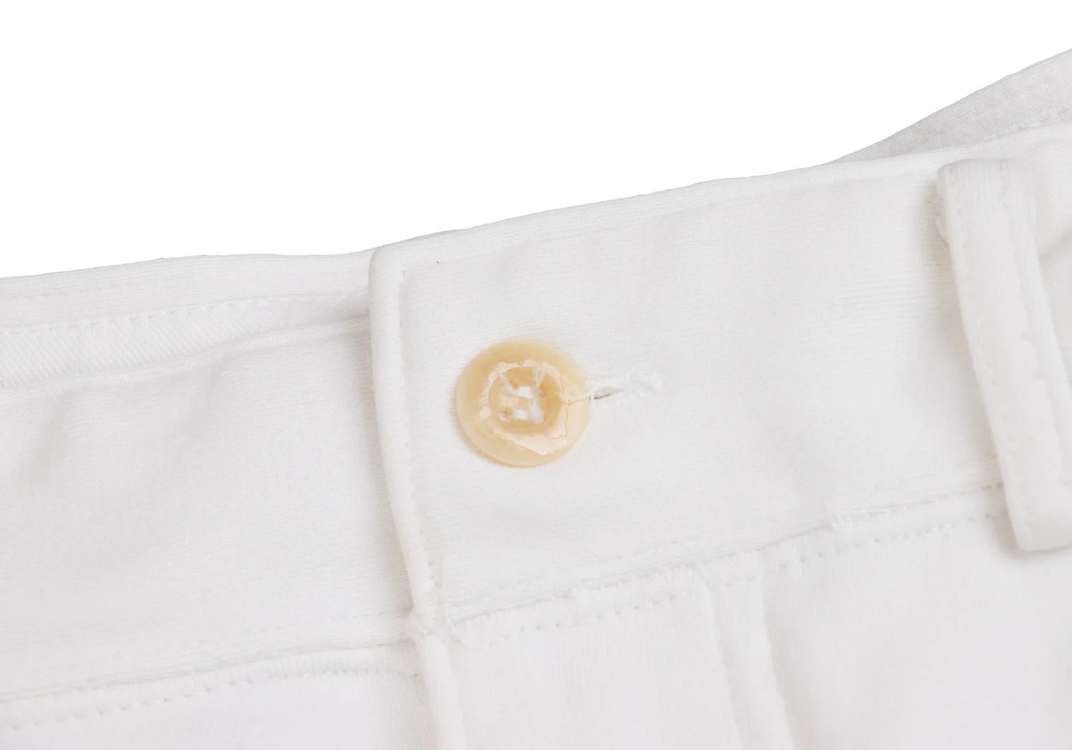 Comme des Garcons Homme Plus Cotton Center Seam Tapered Pants Off White Size S Size US 30 / EU 46 - 5 Thumbnail