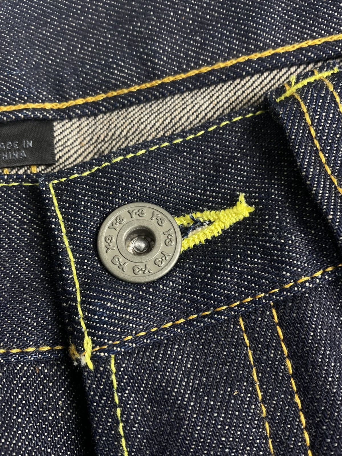 Y-3 Y3 - Yohji Yamamoto Selvedge Raw Denim Size US 30 / EU 46 - 6 Thumbnail