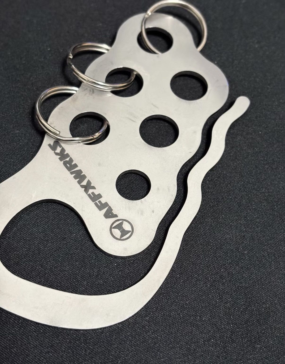 AFFXWRKS Affix Works AFFXWRKS 2Way 24SS Distressed Keychain Size ONE SIZE - 6 Thumbnail