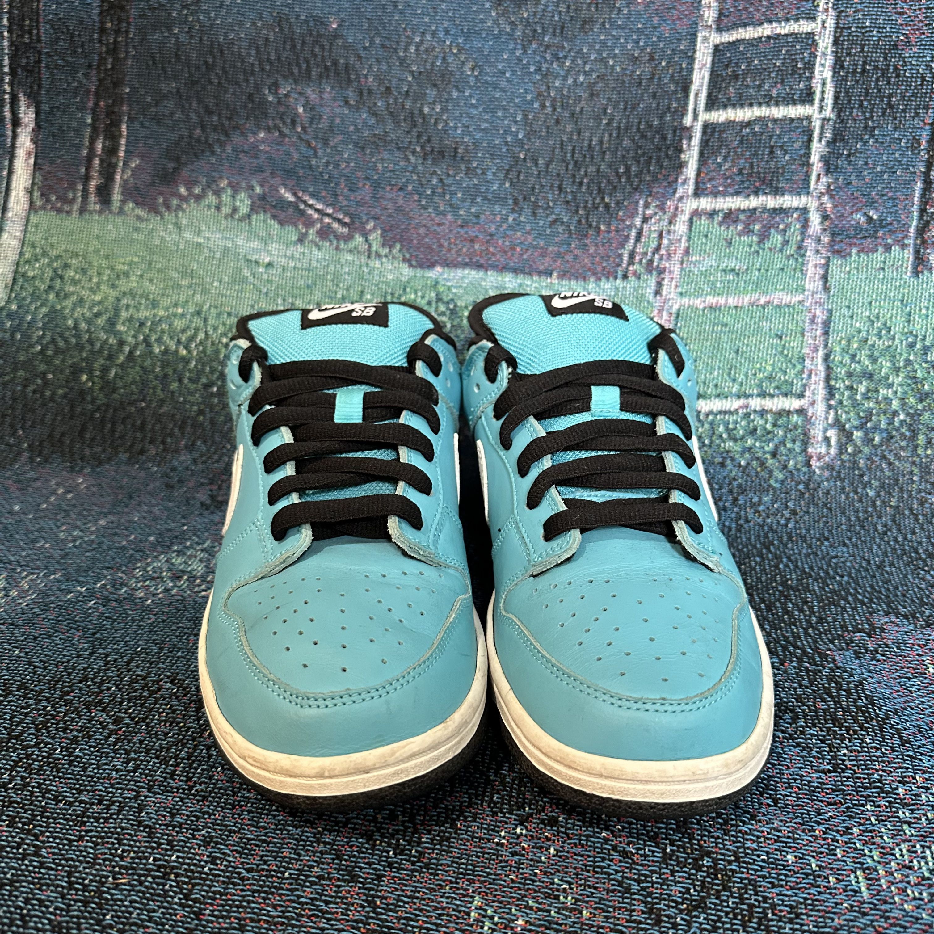 Nike SB Nike SB Dunk Low Blue Bird Tokyo Taxi Size US 8 / EU 41 - 2 Thumbnail