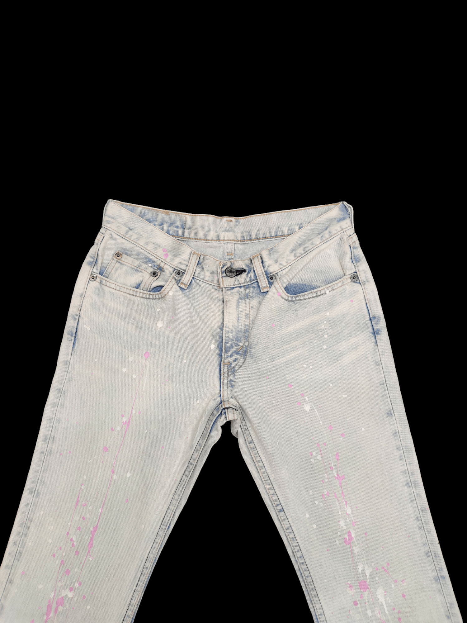 Hysteric Glamour Flare Jeans Levis Painted Low Rise Denim Jeans Boot Cut Size US 28 / EU 44 - 4 Thumbnail