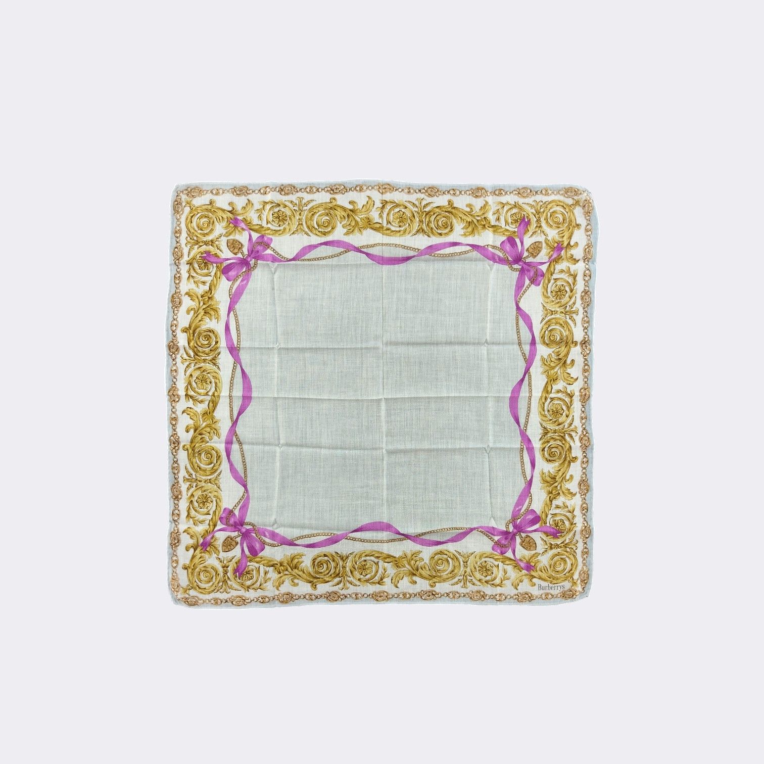 Burberry Vintage Burberry Handkerchief Neckerchief Bandana H303D Size ONE SIZE - 2 Thumbnail