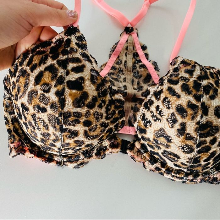 Victoria's Secret NEW VS VICTORIAS SECRET Tan Brown Pink Cheetah Print ...
