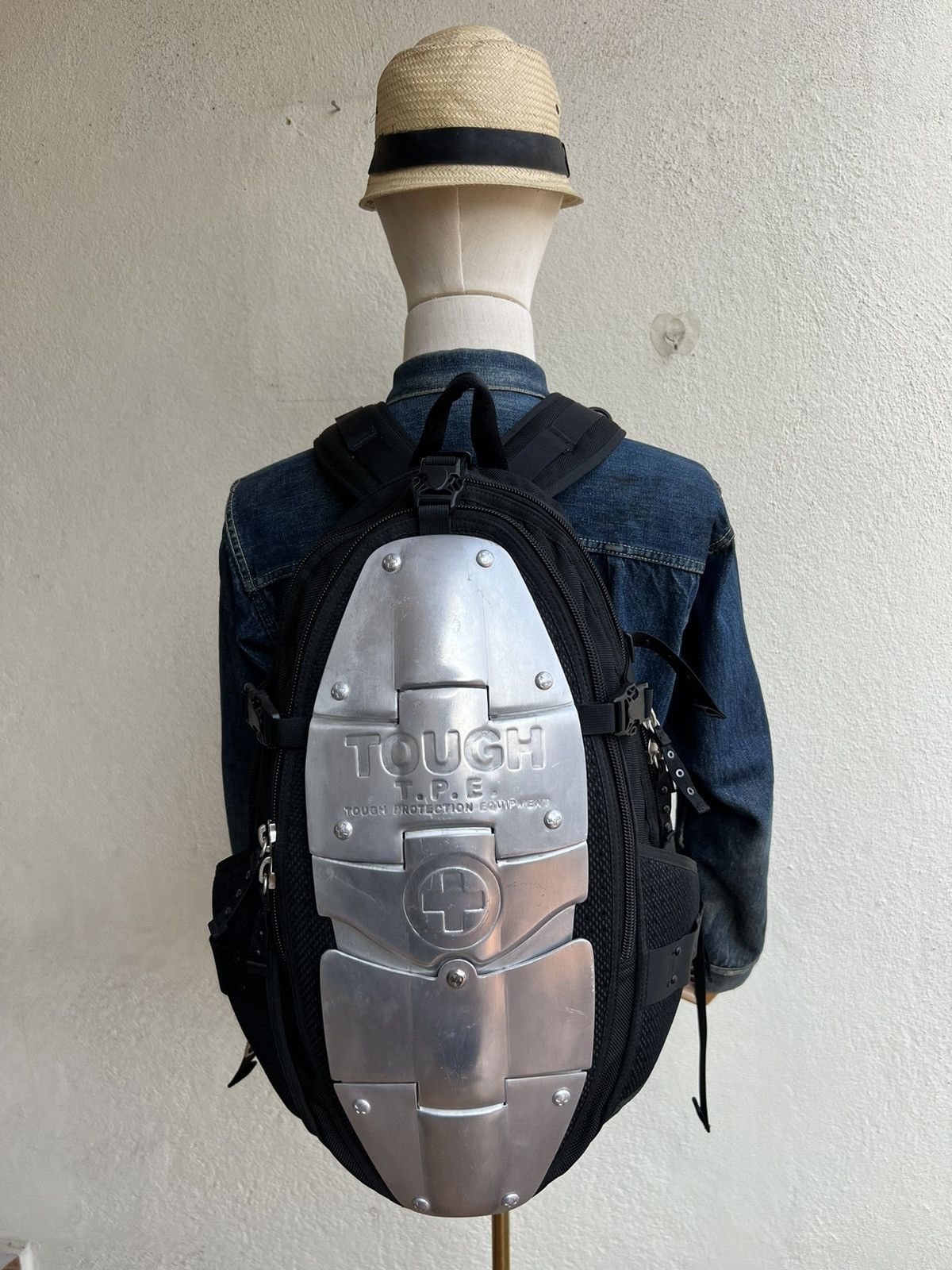 Vintage Vintage Tough Jeans T.P.E. Rider Backpack Bag Size ONE SIZE - 2 Thumbnail