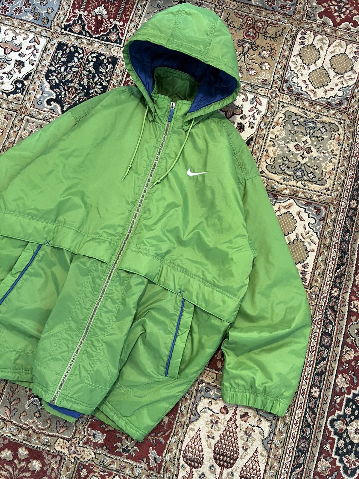 Nike Nike Vintage 90s Big Logo Swoosh Puffer Streetwear XXL Hype Size US XXL / EU 58 / 5 - 4 Thumbnail