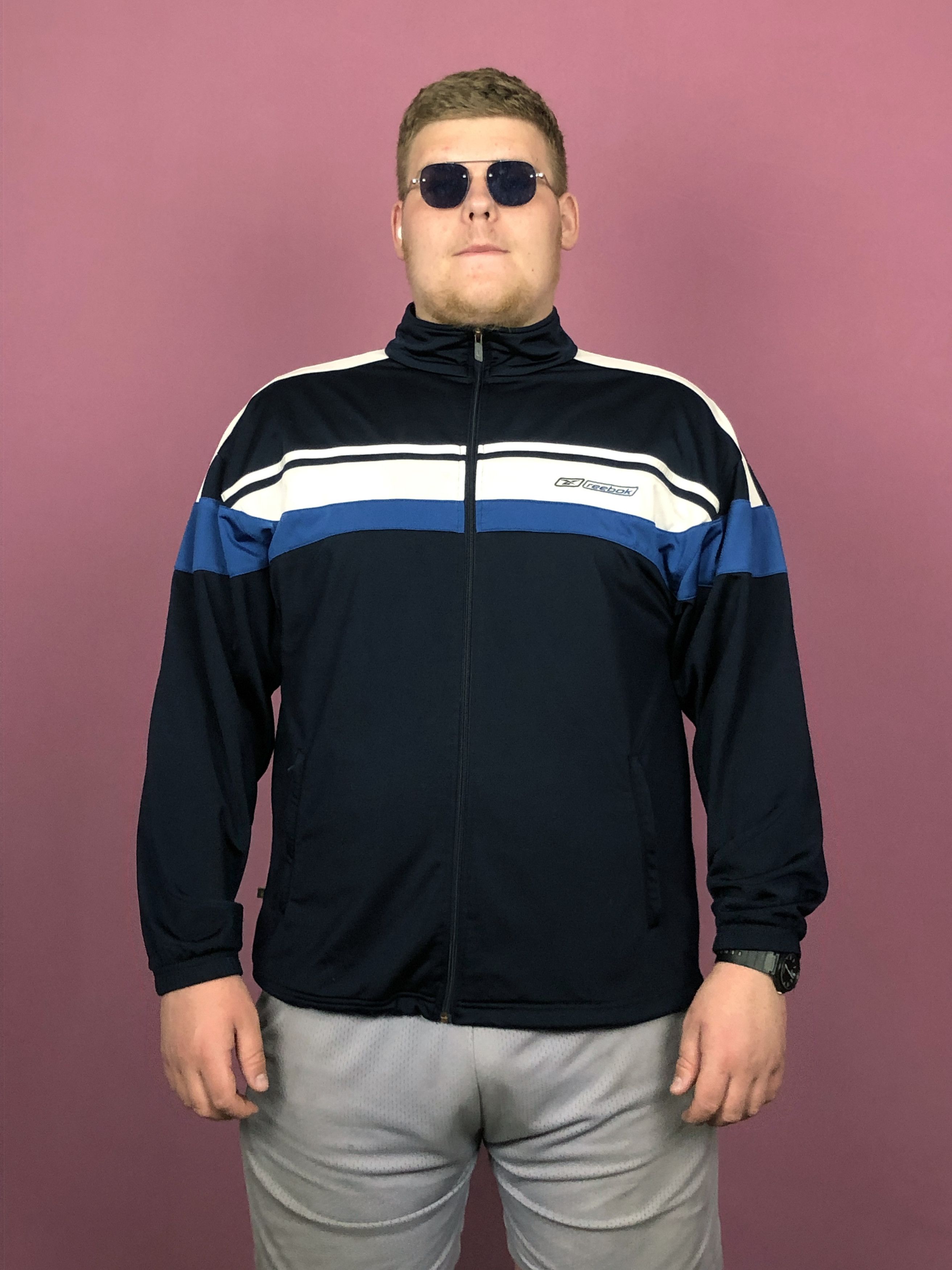 Reebok × Vintage Reebok Vintage Men's Track Jacket - XL Size US XL / EU 56 / 4 - 1 Thumbnail