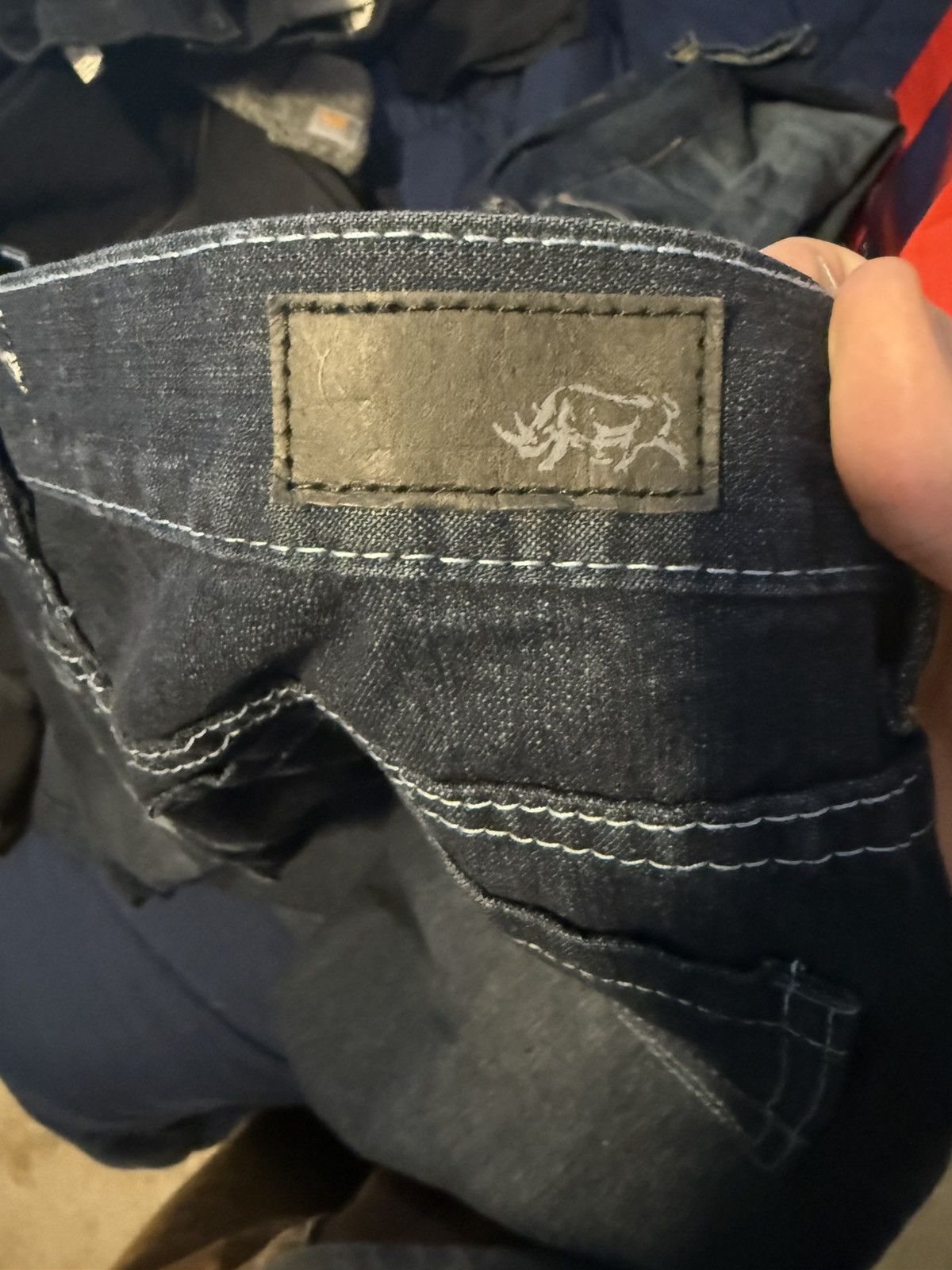 Ecko Unltd. Ecko UNLTD Dark Blue Denim Jean 32x32 Size US 32 / EU 48 - 4 Thumbnail