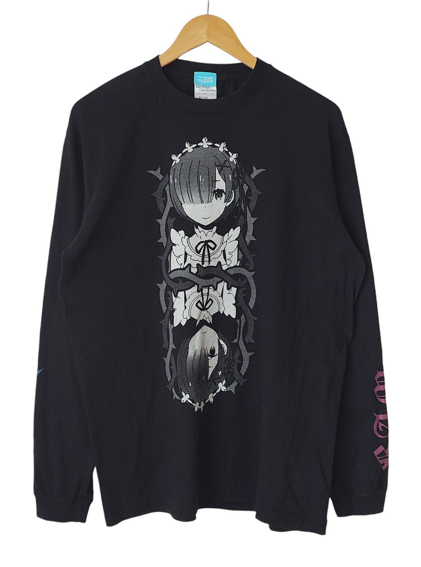 Anime RARE Cospa Re: Zero Y2K Vintage Anime Manga Longsleeve Size US XL / EU 56 / 4 - 1 Thumbnail