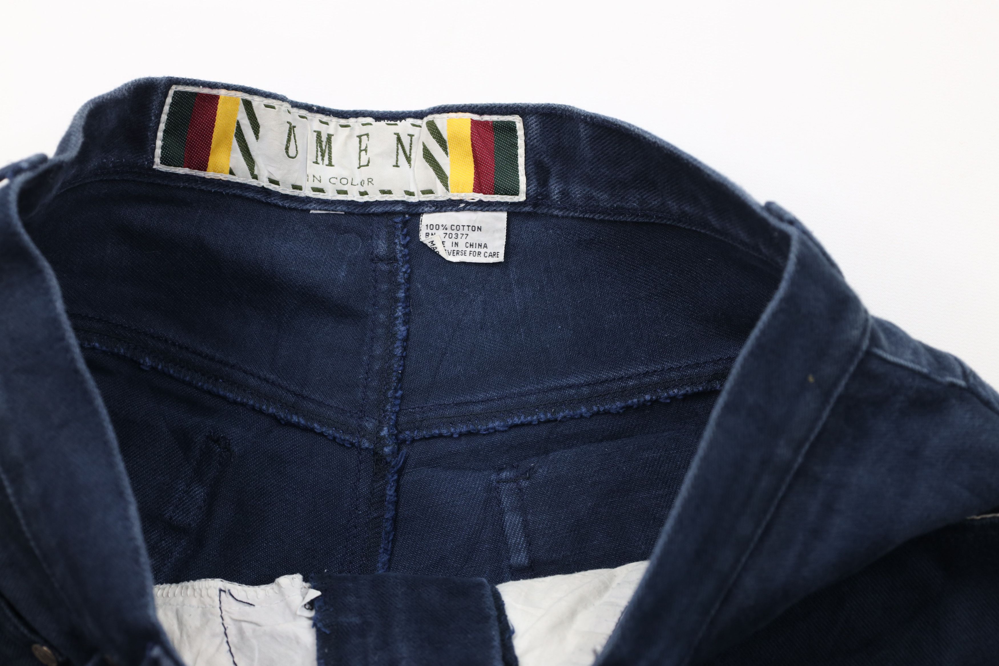 Vintage Vintage 90s Streetwear Pocket Skateboard Denim Shorts Blue Size US 32 / EU 48 - 8 Thumbnail