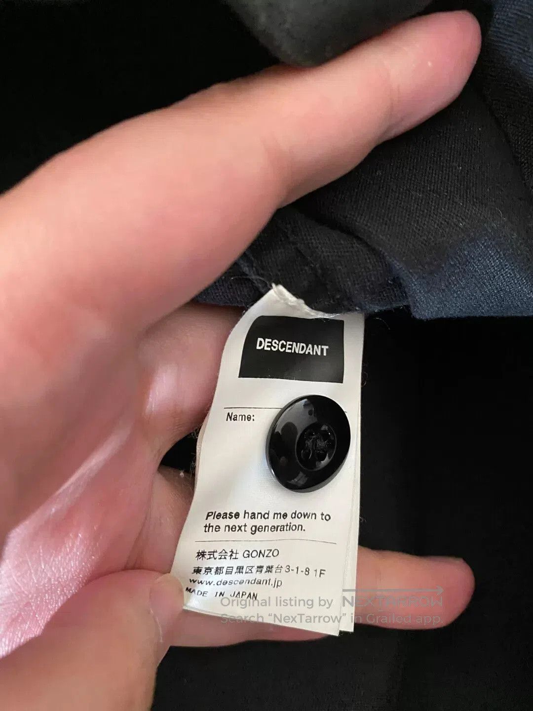 Descendant Descendant 19SS Utility Jacket. Size US L / EU 52-54 / 3 - 5 Thumbnail