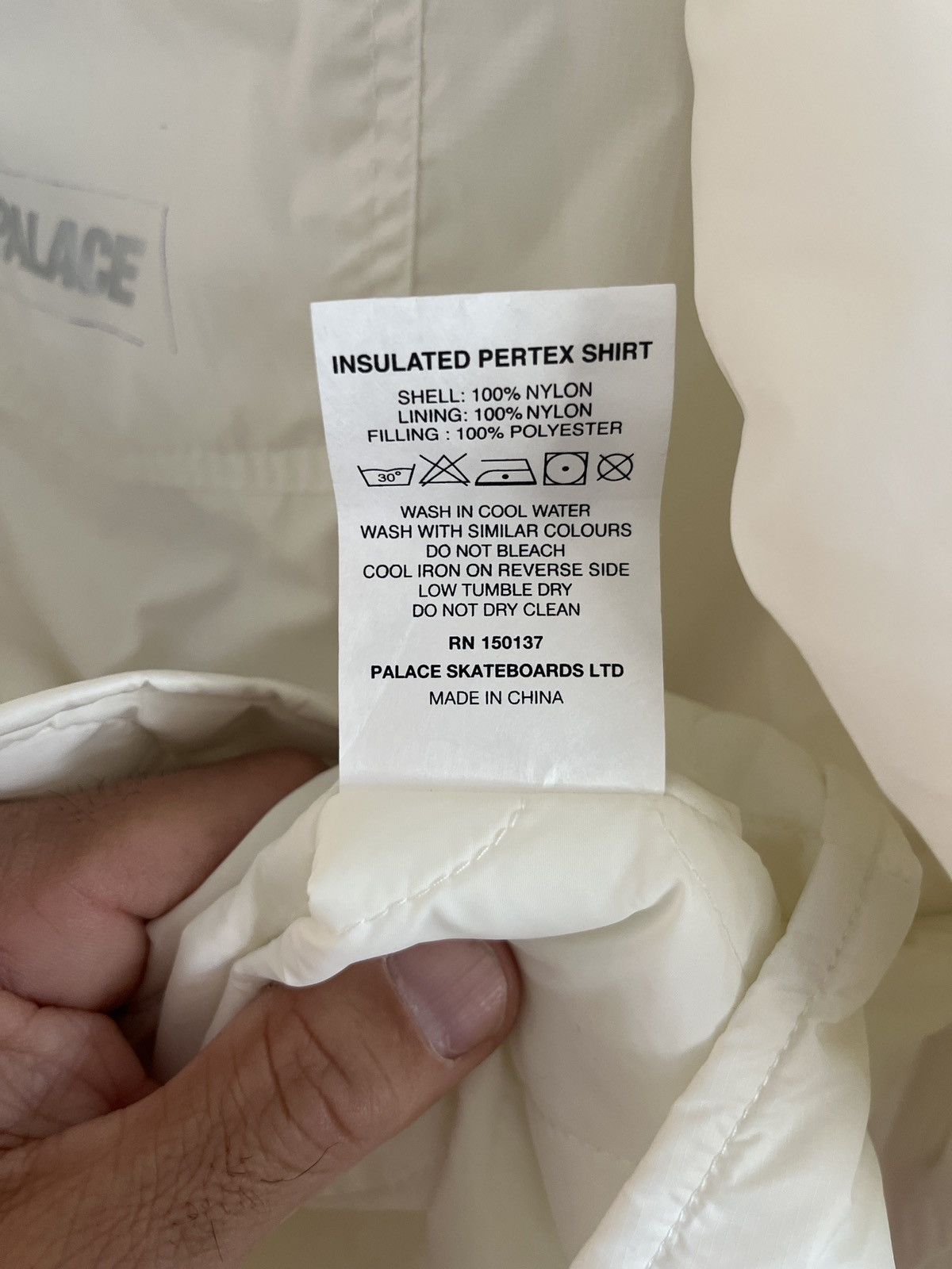 Palace Palace Pertex 3M Thinsulate insulated shirt jacket Size US L / EU 52-54 / 3 - 3 Thumbnail