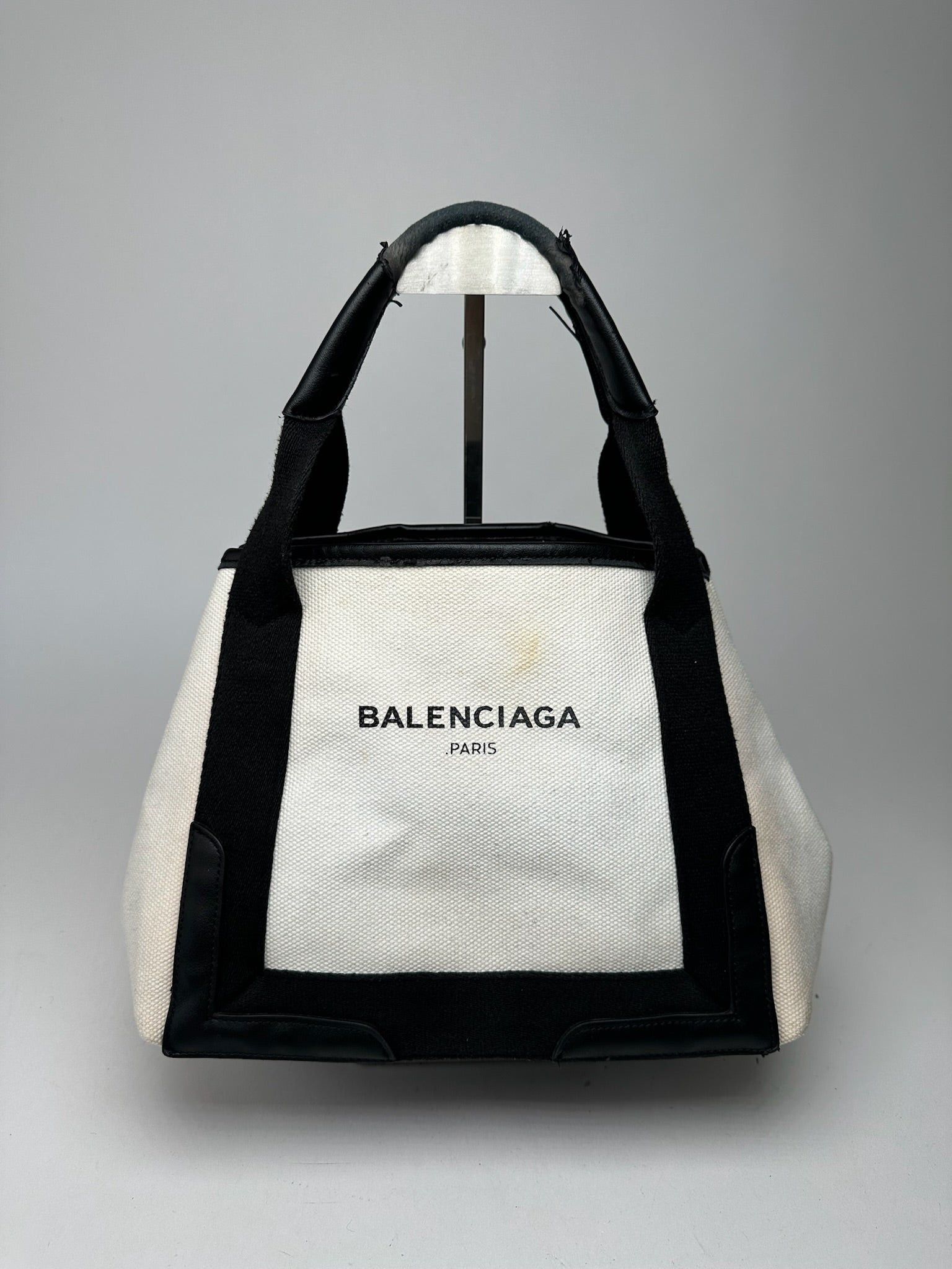 Balenciaga Vintage Logo bag White black Size ONE SIZE - 1 Thumbnail