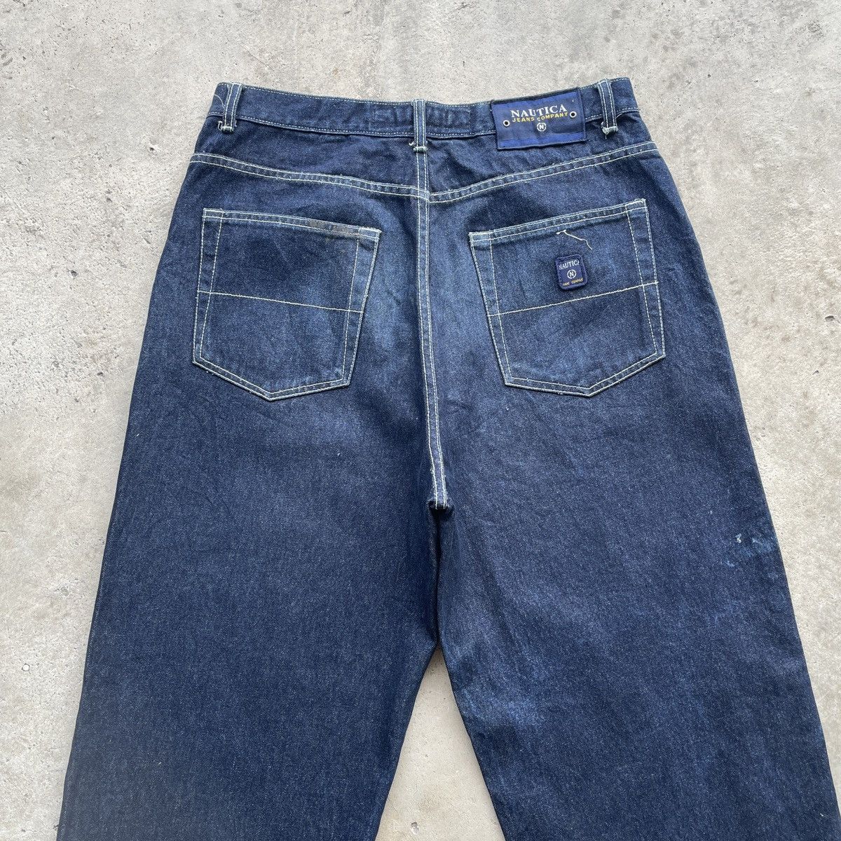 Japanese Brand Vintage Nautica Jeans Baggy Denim Jnco Indigo Pants W34 Size US 34 / EU 50 - 10 Thumbnail