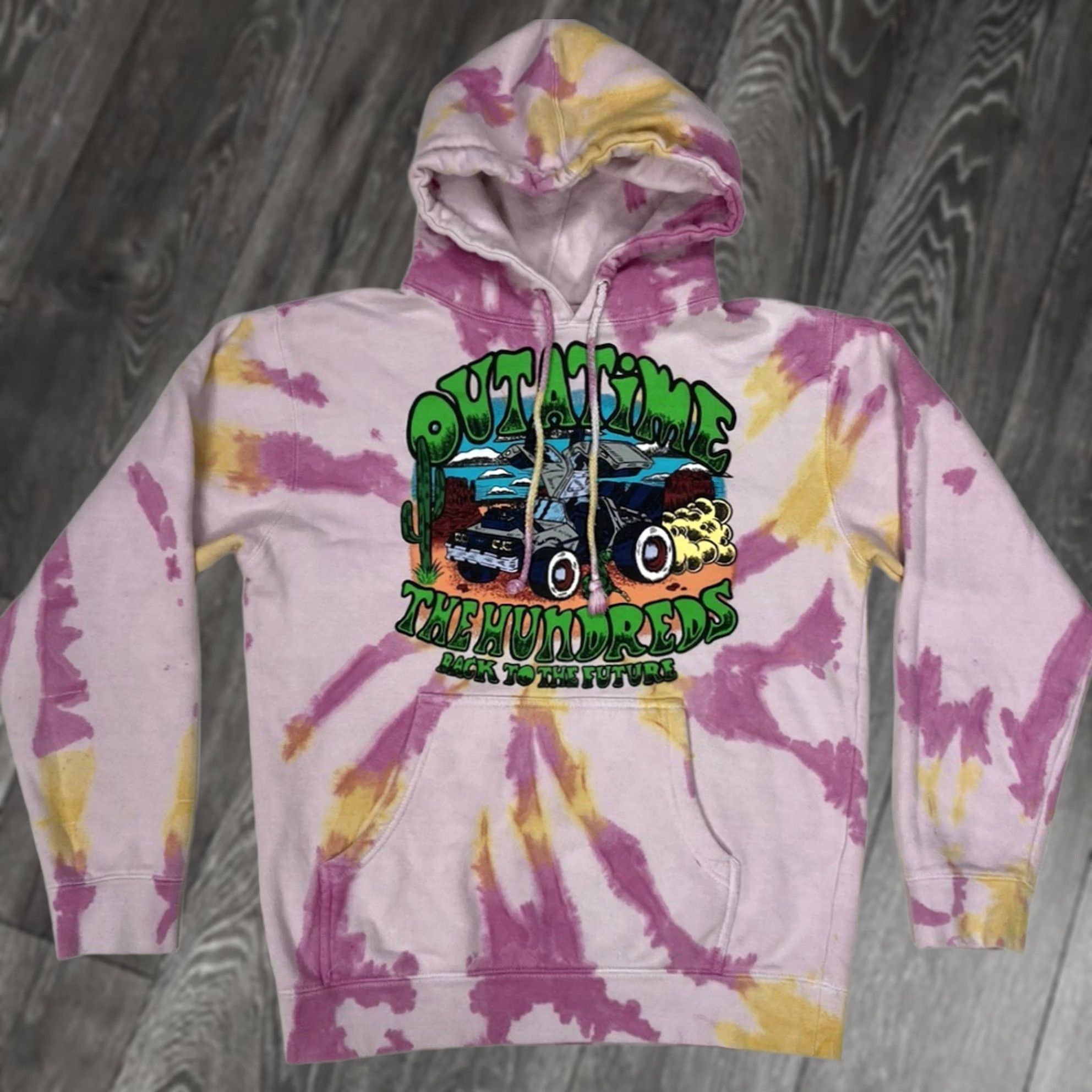 The Hundreds VINTAGE The Hundreds Back To The Future Movie Pullover Hoodie Men Small Pink Tie Dye Size US S / EU 44-46 / 1 - 1 Thumbnail