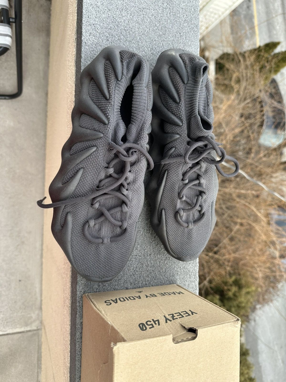 Adidas × Yeezy Black 450s YEEZY Size US 11.5 / EU 44-45 - 1 Thumbnail