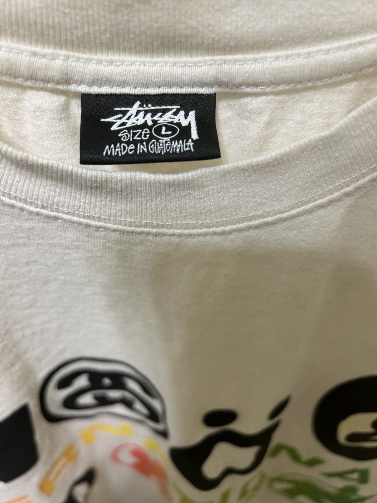 Cactus Plant Flea Market × Stussy Stussy CPFM International Tee White Size Large Size US L / EU 52-54 / 3 - 4 Thumbnail