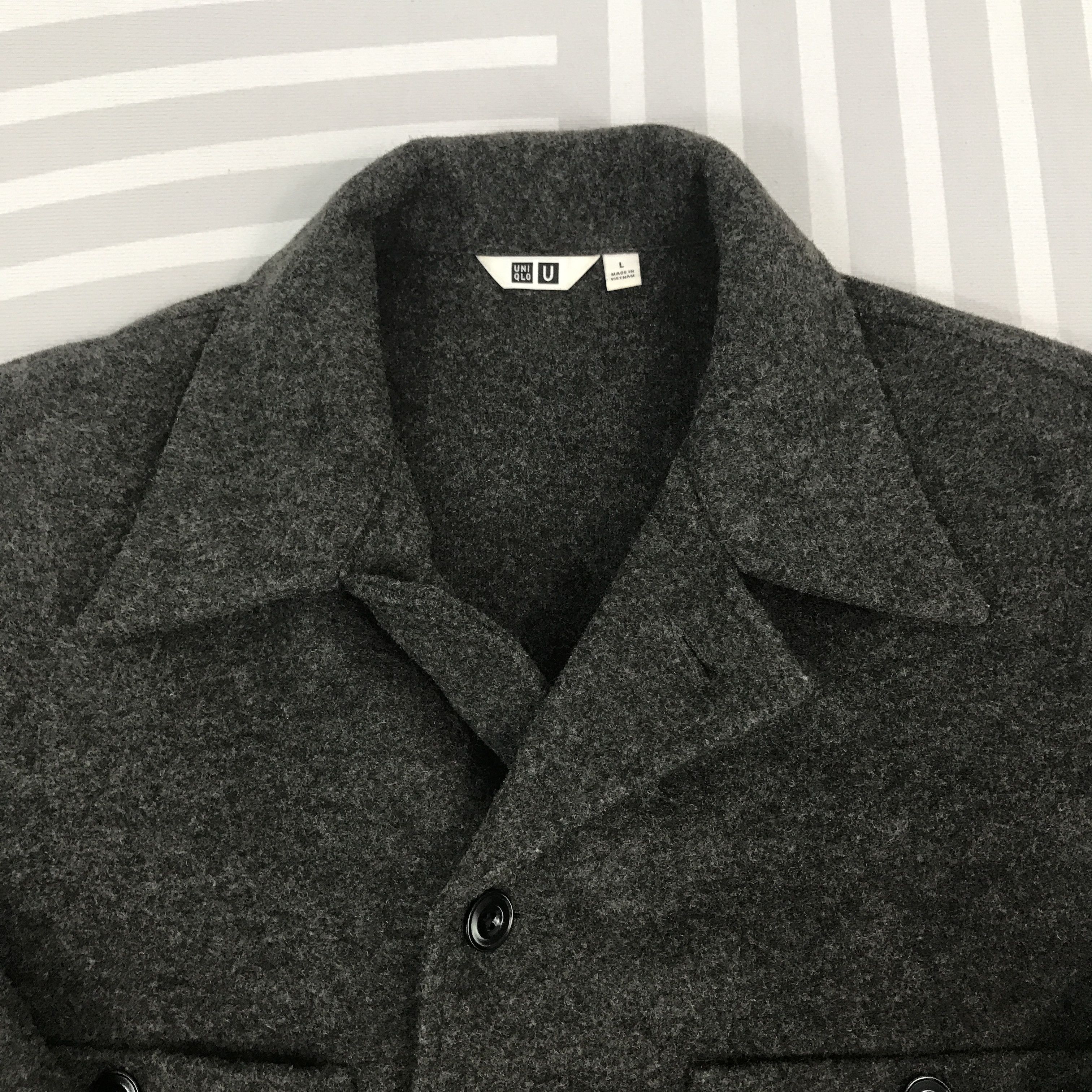 Christophe Lemaire × Japanese Brand × Uniqlo Vintage Lemaire x Uniqlo Wool Double pocket design Jacket Size US L / EU 52-54 / 3 - 8 Thumbnail