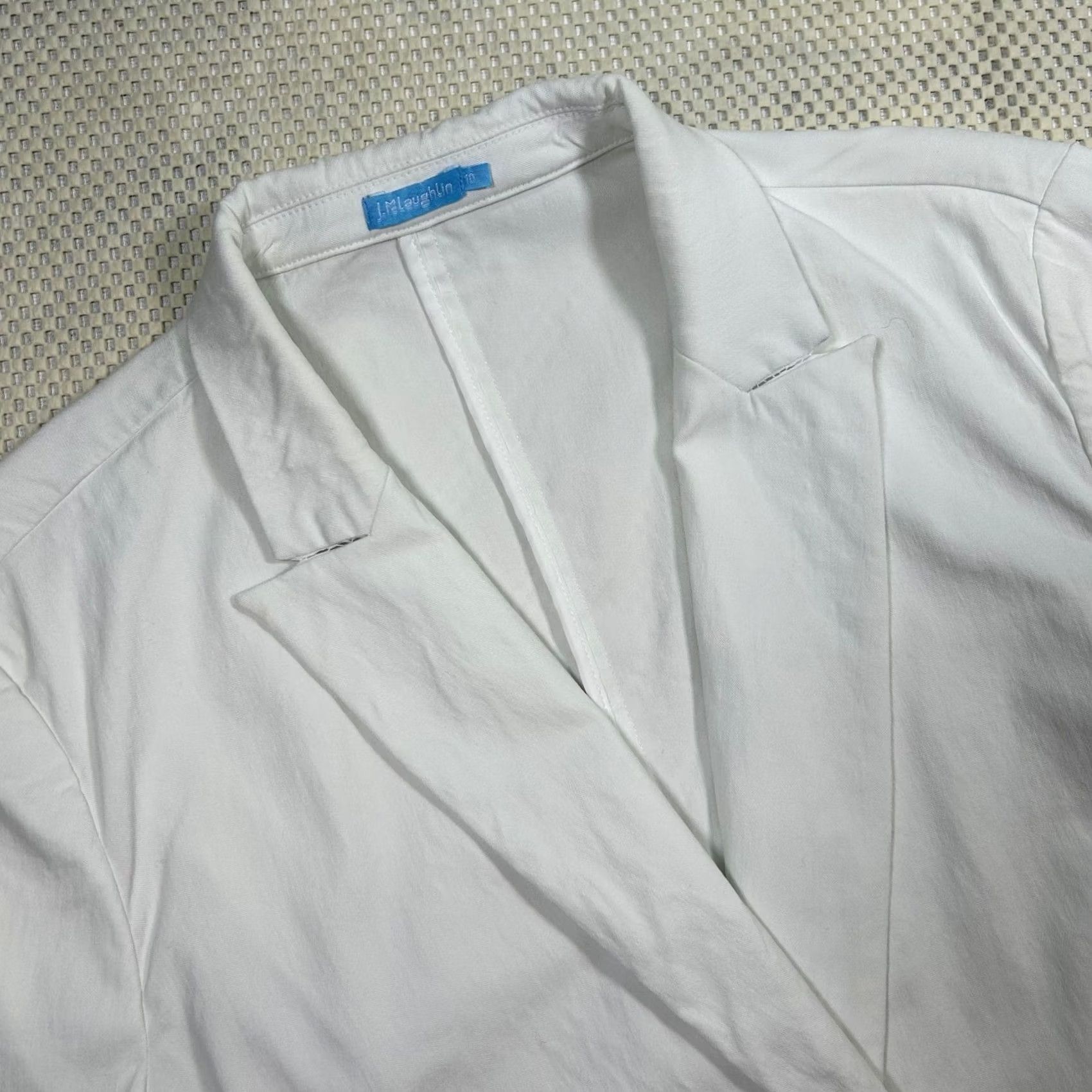 J.McLaughlin J. McLaughlin Blazer White Double Breasted Career Jacket Womens Size 10 Size L / US 10 / IT 46 - 3 Thumbnail