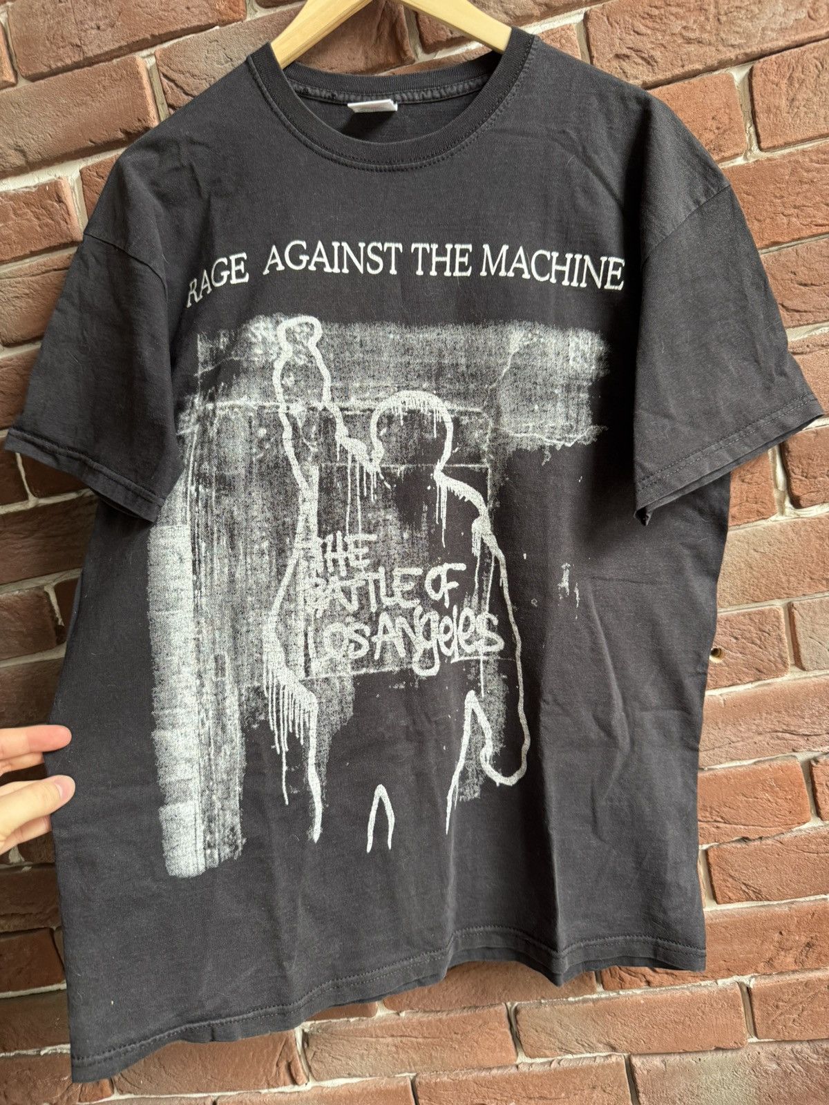 Band Tees 00s Rage Against the Machine The battle Nu Metal Band Tee Size US M / EU 48-50 / 2 - 3 Thumbnail