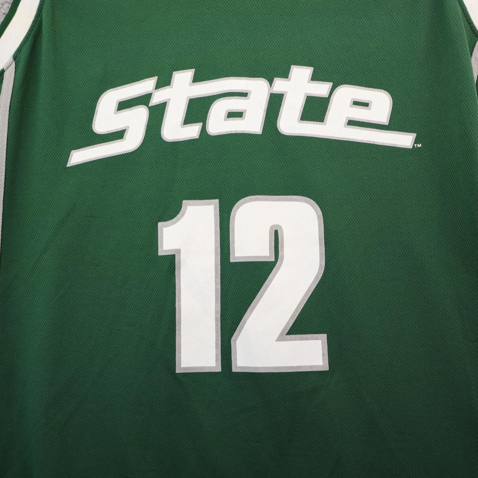 Nike Michigan State University Player Issue Jersey Nike #12 Size ONE SIZE - 2 Thumbnail