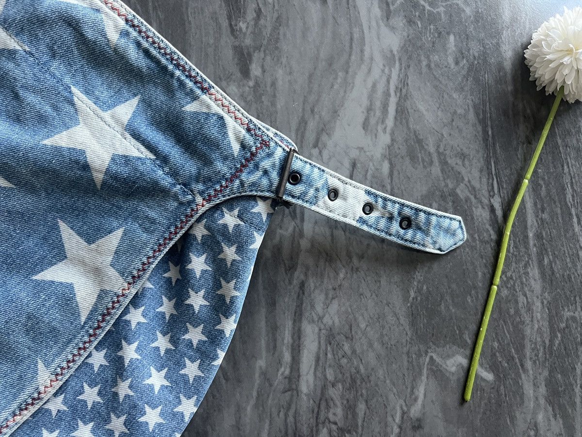 Hysteric Glamour Hysteric Glamour : Adjustable Denim Skirt Stars Rare Pattern Size 28" / US 6 / IT 42 - 12 Thumbnail