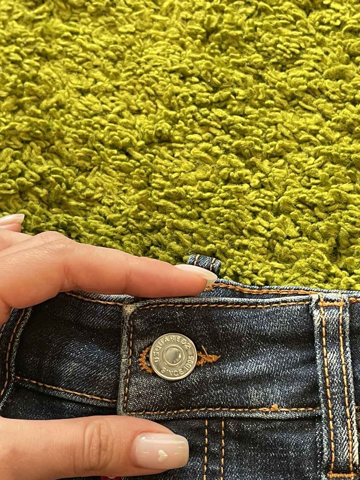Designer × Dsquared2 Dsquared2 avant garde factory faded jeans denim Size 25" / US 0 / IT 36 - 5 Thumbnail