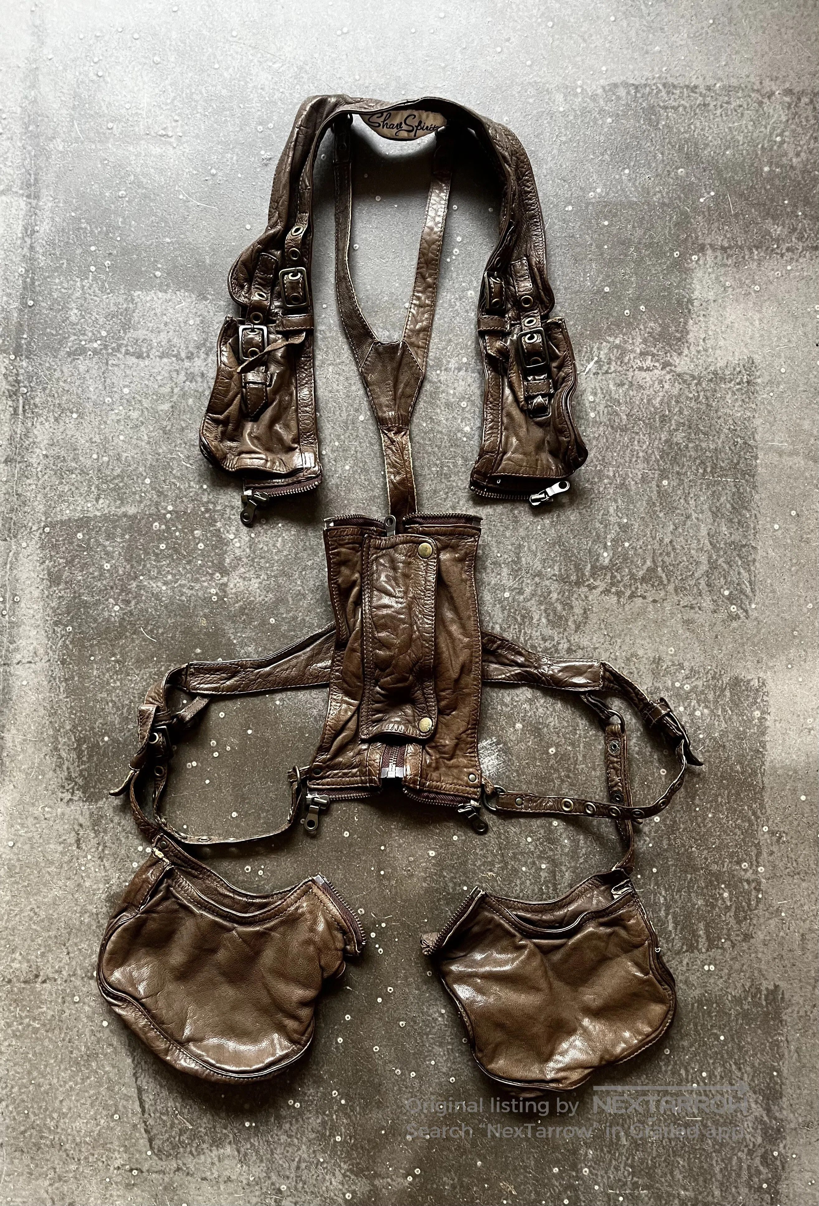 Share Spirit Homme SHARE SPIRIT Leather Vest. Size US M / EU 48-50 / 2 - 2 Thumbnail