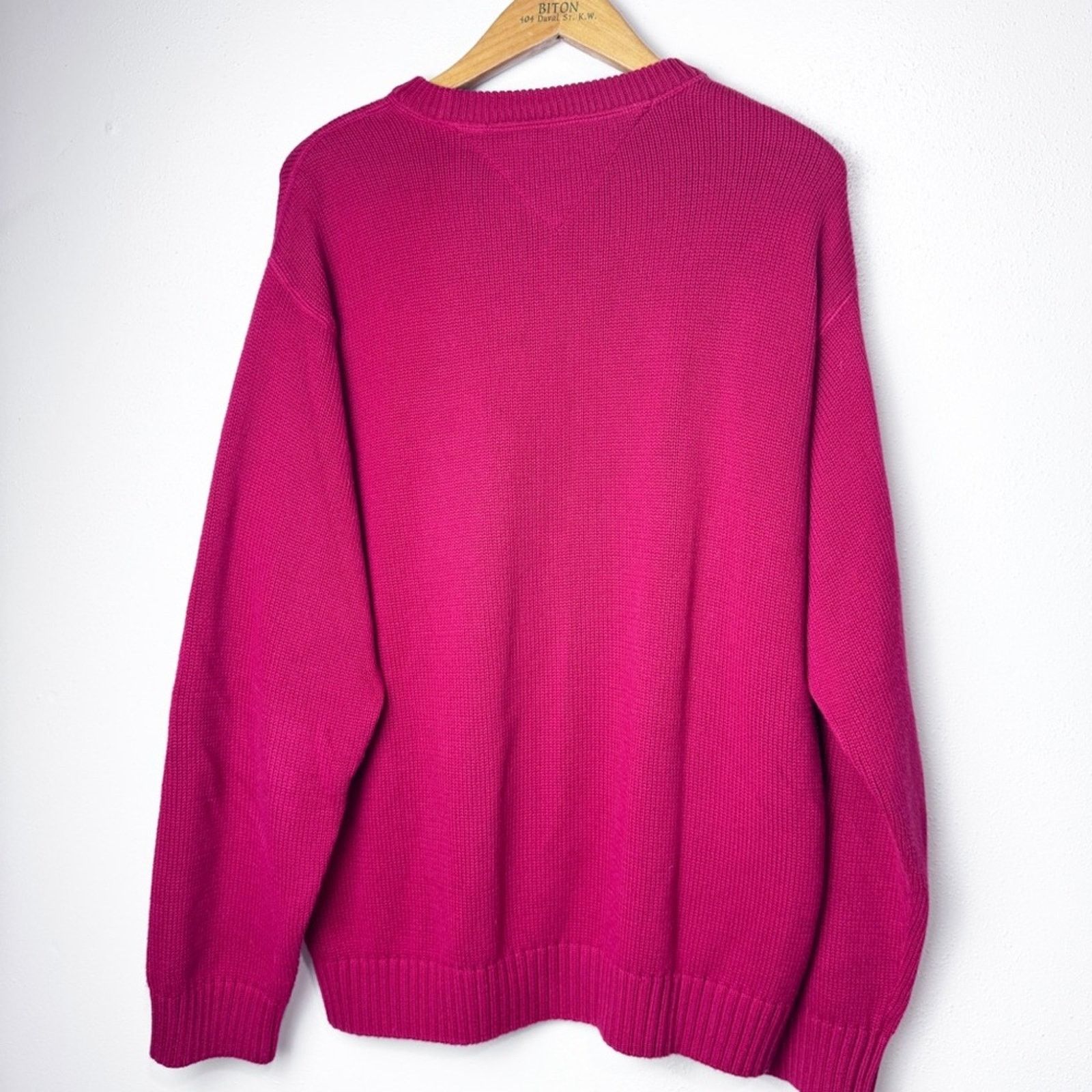 Tommy Hilfiger Tommy Hilfiger Red Cotton Pullover Sweater Men’s Size XL Size US XL / EU 56 / 4 - 12 Thumbnail