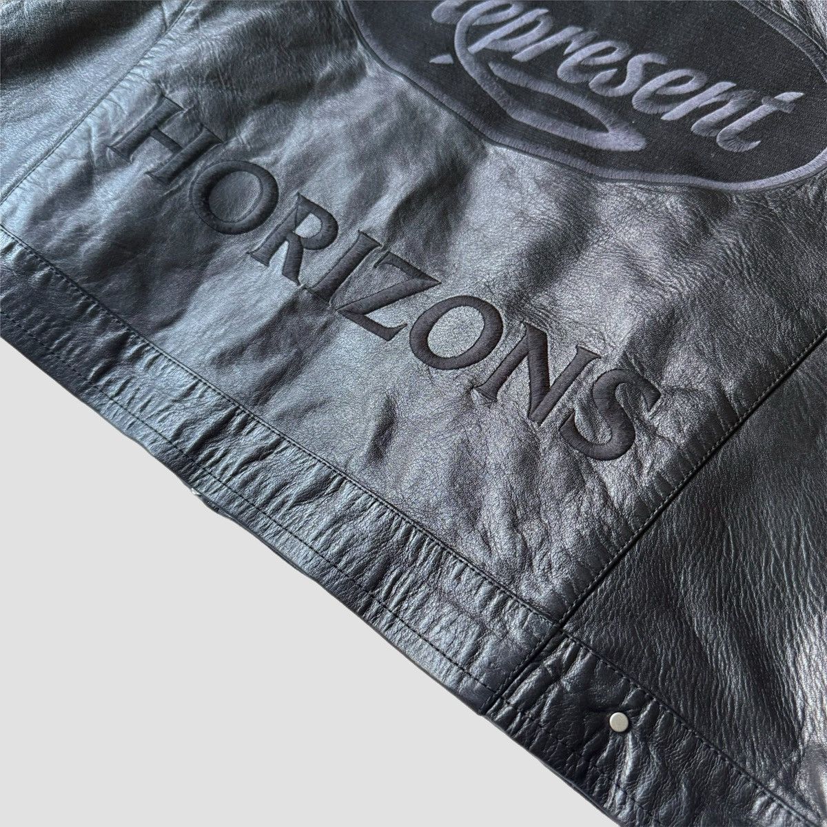 Represent Clo. Represent X Horizons Exclusive Collaboration Leather Jacket Size US L / EU 52-54 / 3 - 2 Thumbnail