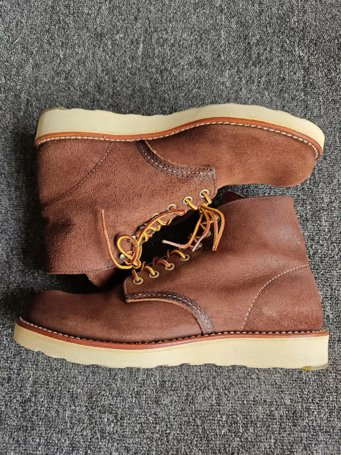 Red Wing Red Wing 8164 Brown Work Boots. Size US 7.5 / EU 40-41 - 1 Thumbnail
