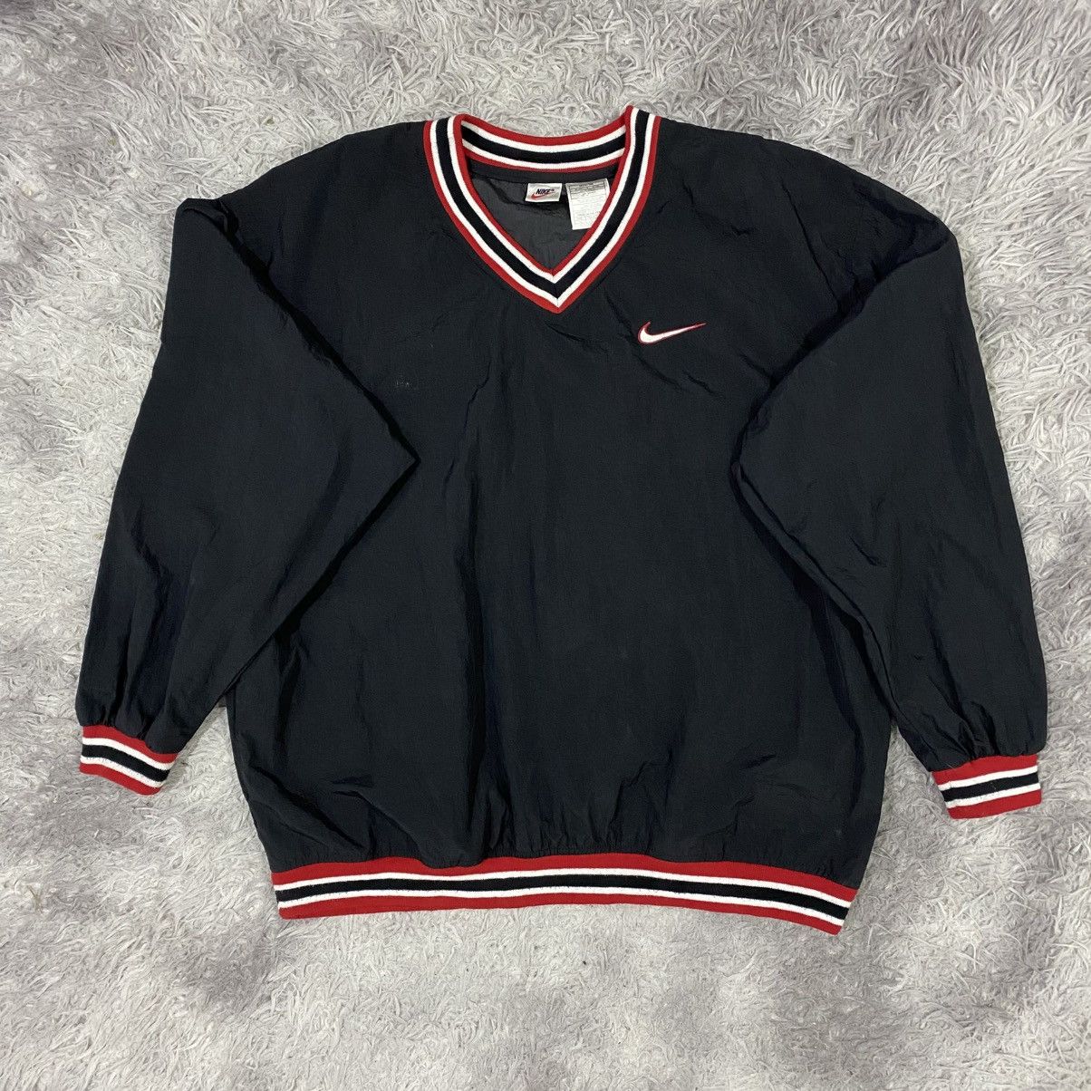 Nike Vintage light jacket nike v neck pullover Size US XL / EU 56 / 4 - 2 Thumbnail