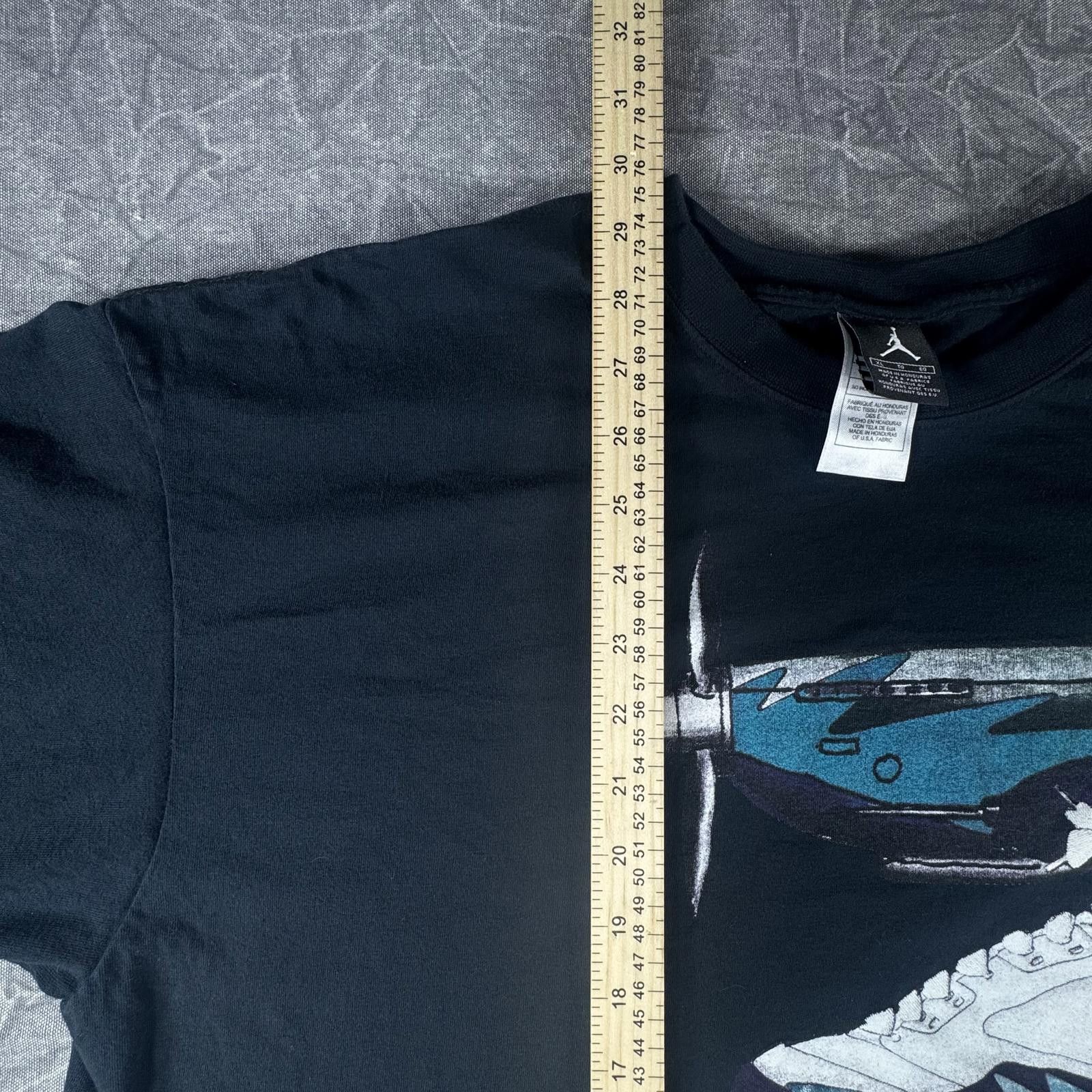 Jordan Brand Air Jordan Shirt Men's XL Black 2006 Grape 5 Rare Vintage Size US XL / EU 56 / 4 - 3 Thumbnail