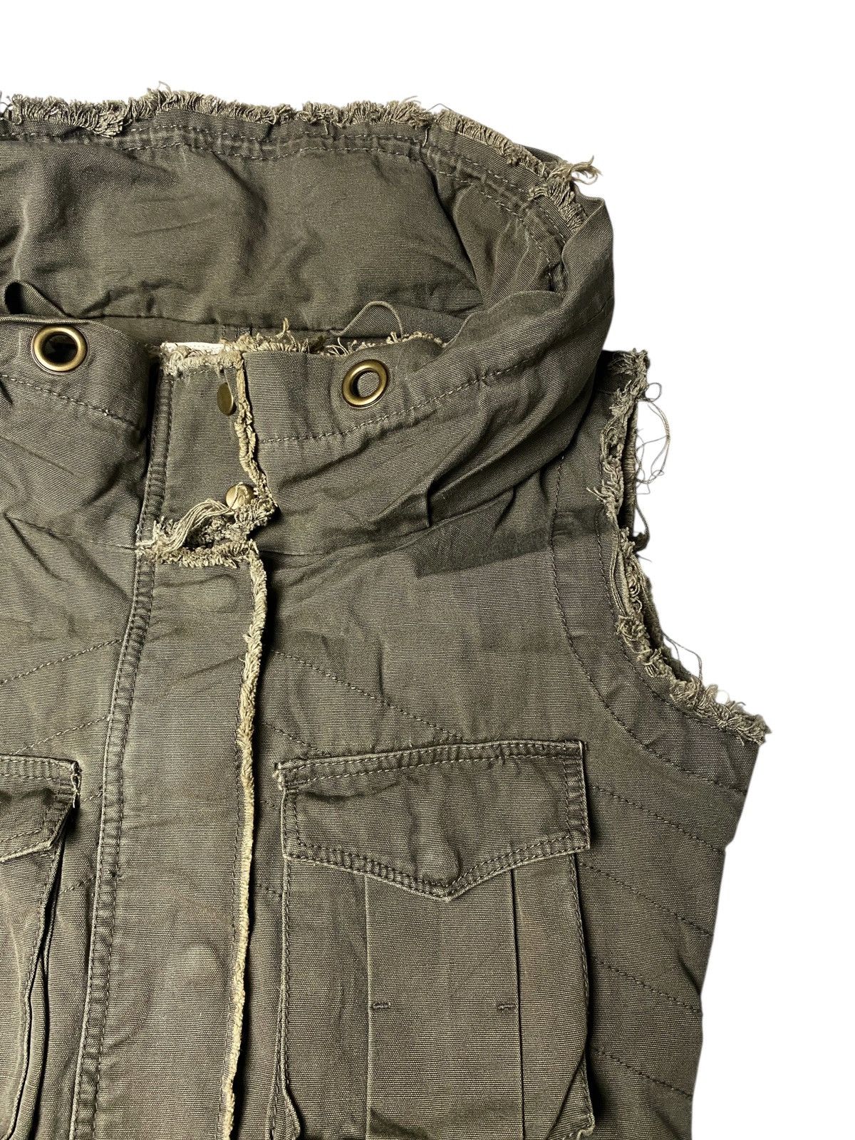 2000's Natural Vintage GOA Bono Laced Vest