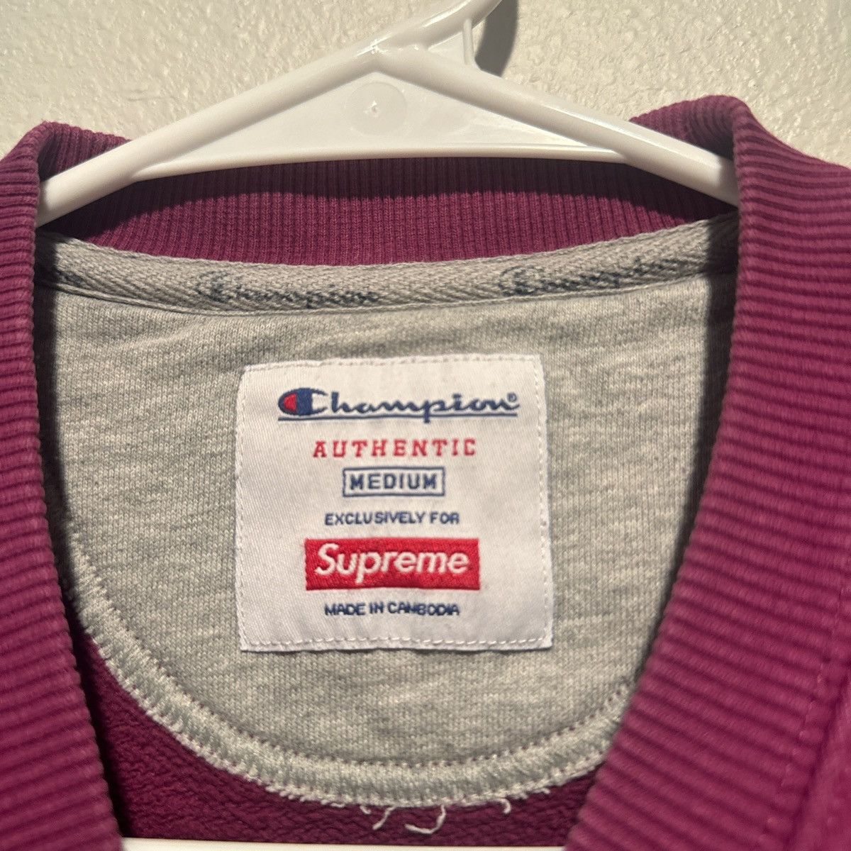 Champion × Supreme Supreme Champion Crewneck Size US M / EU 48-50 / 2 - 4 Thumbnail