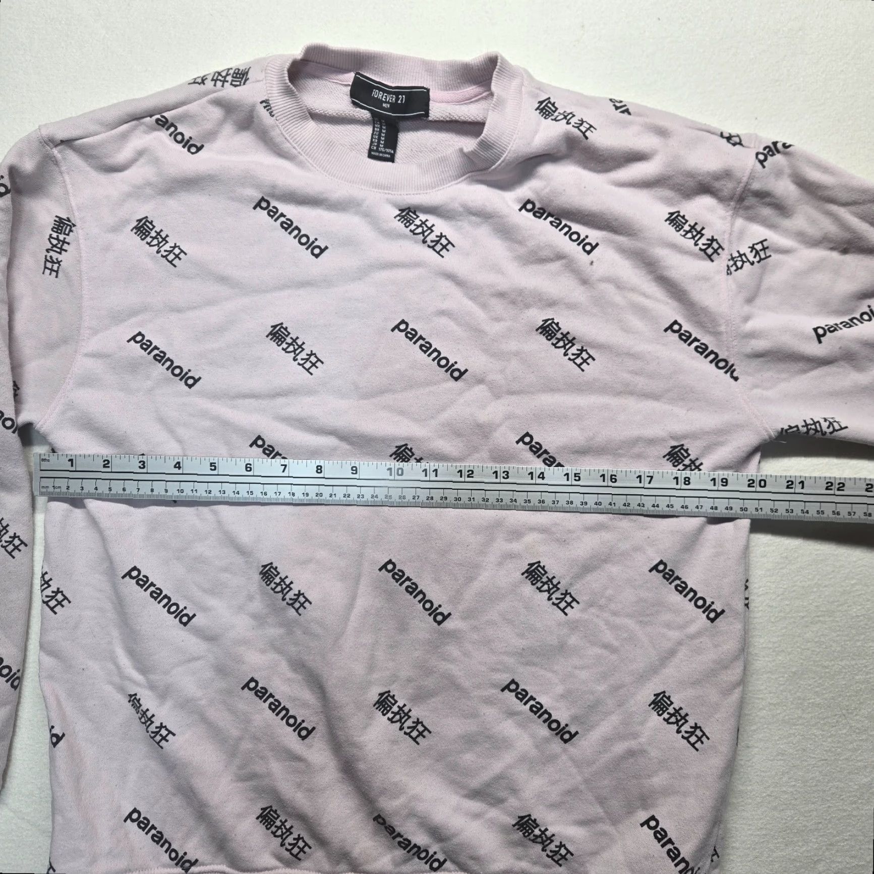 Forever 21 FOREVER 21 Paranoid Pink Retro Funny Polaroid Vintage Joke Camera Logo Gift Sweater Medium Mens Shirt Size US M / EU 48-50 / 2 - 4 Thumbnail