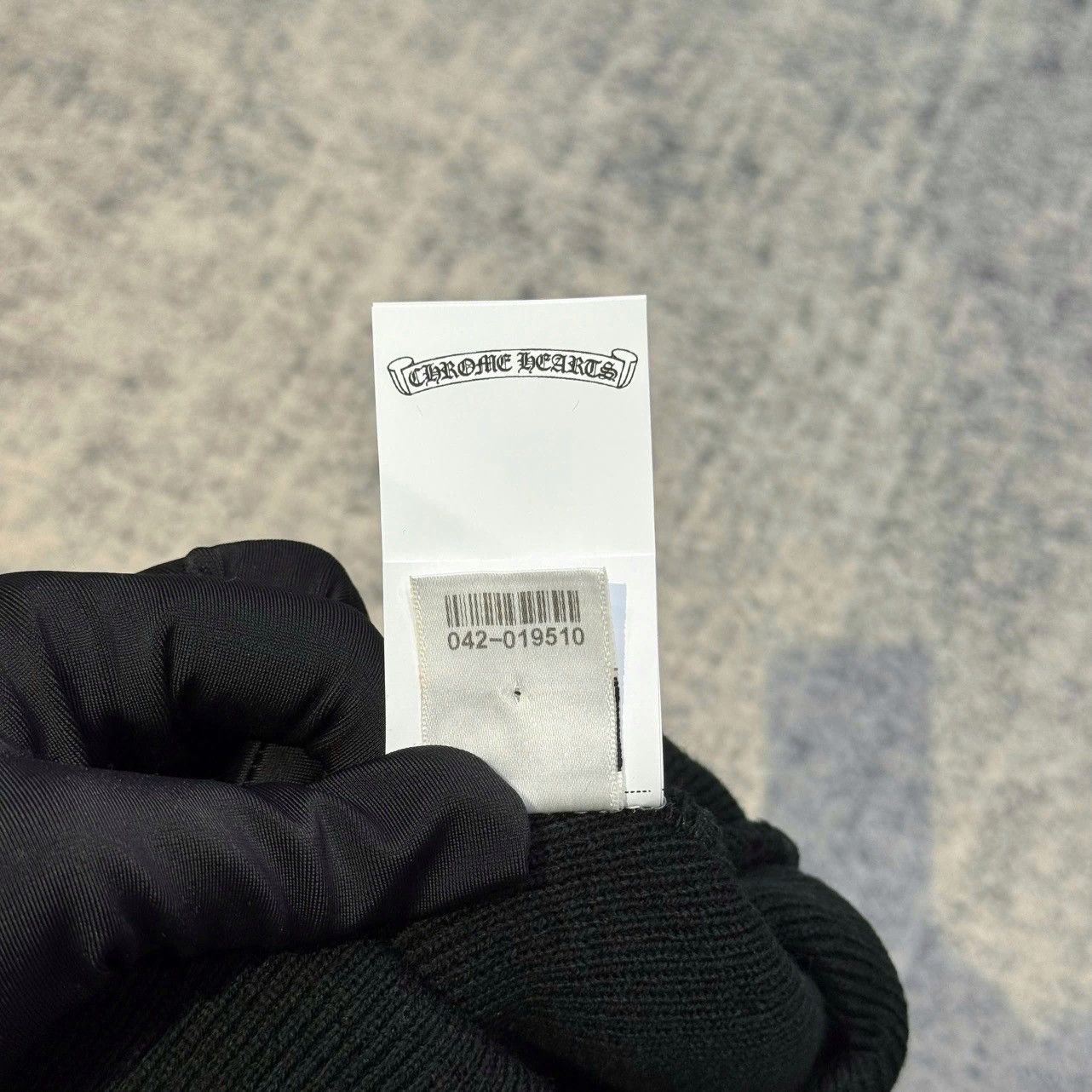 Chrome Hearts Chrome Hearts stacked +CHROME HEARTS+ beanie black Size ONE SIZE - 8 Thumbnail
