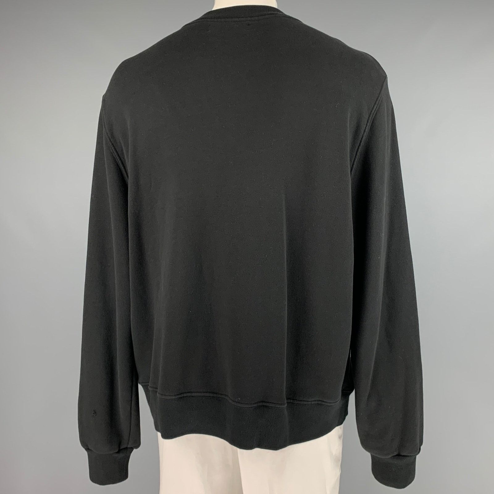 Amiri AMIRI Size XL Black Graphic Cotton Crew-Neck Sweatshirt Size US XL / EU 56 / 4 - 3 Thumbnail