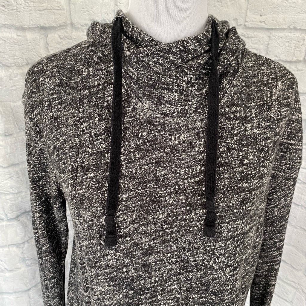 Mossimo Mossimo Women S cotton blend pullover hoodie black and white Size S / US 4 / IT 40 - 2 Thumbnail