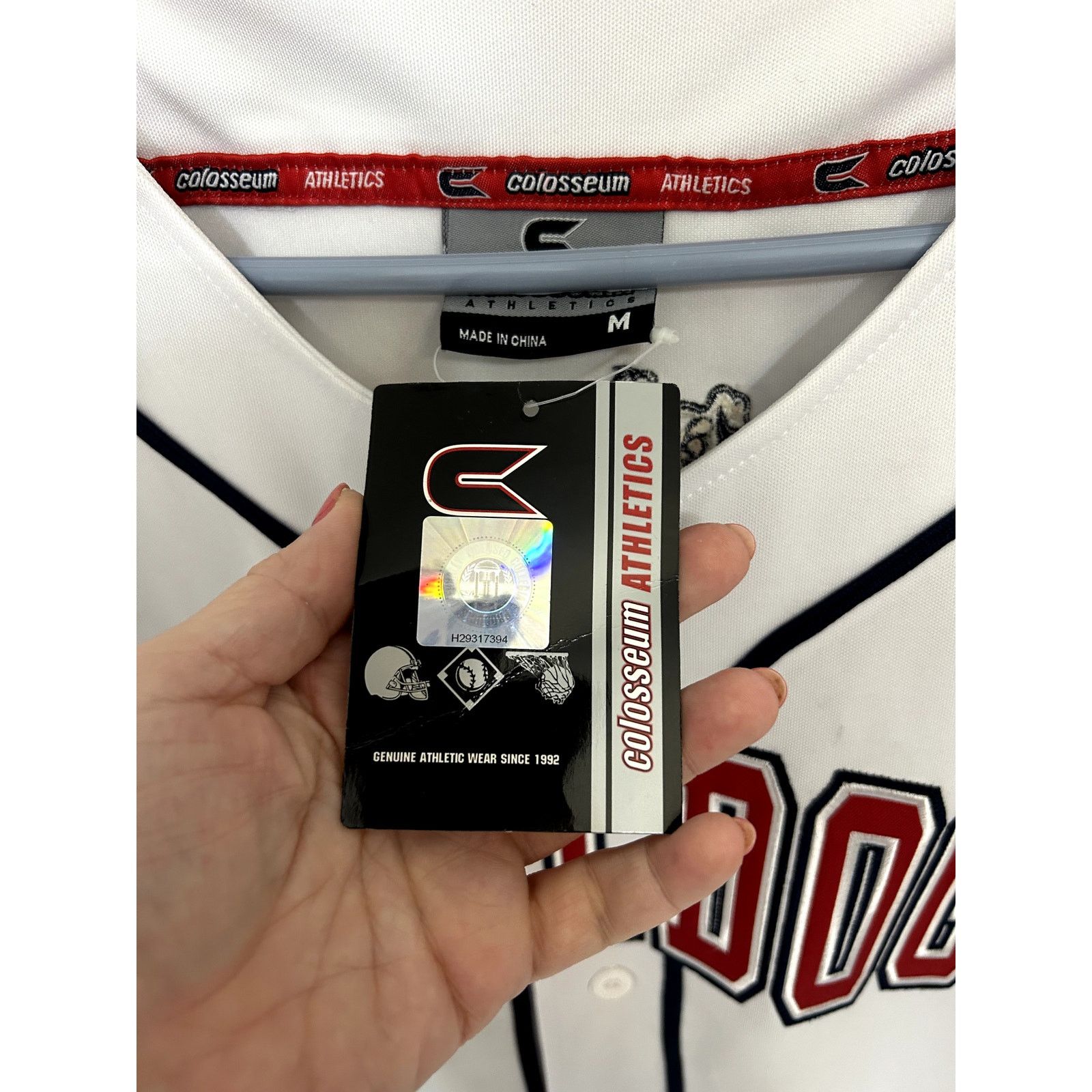 Colosseum Athletics Fresno State Bulldogs White Red Sleeves Hockey Jersey size M Size US M / EU 48-50 / 2 - 3 Thumbnail