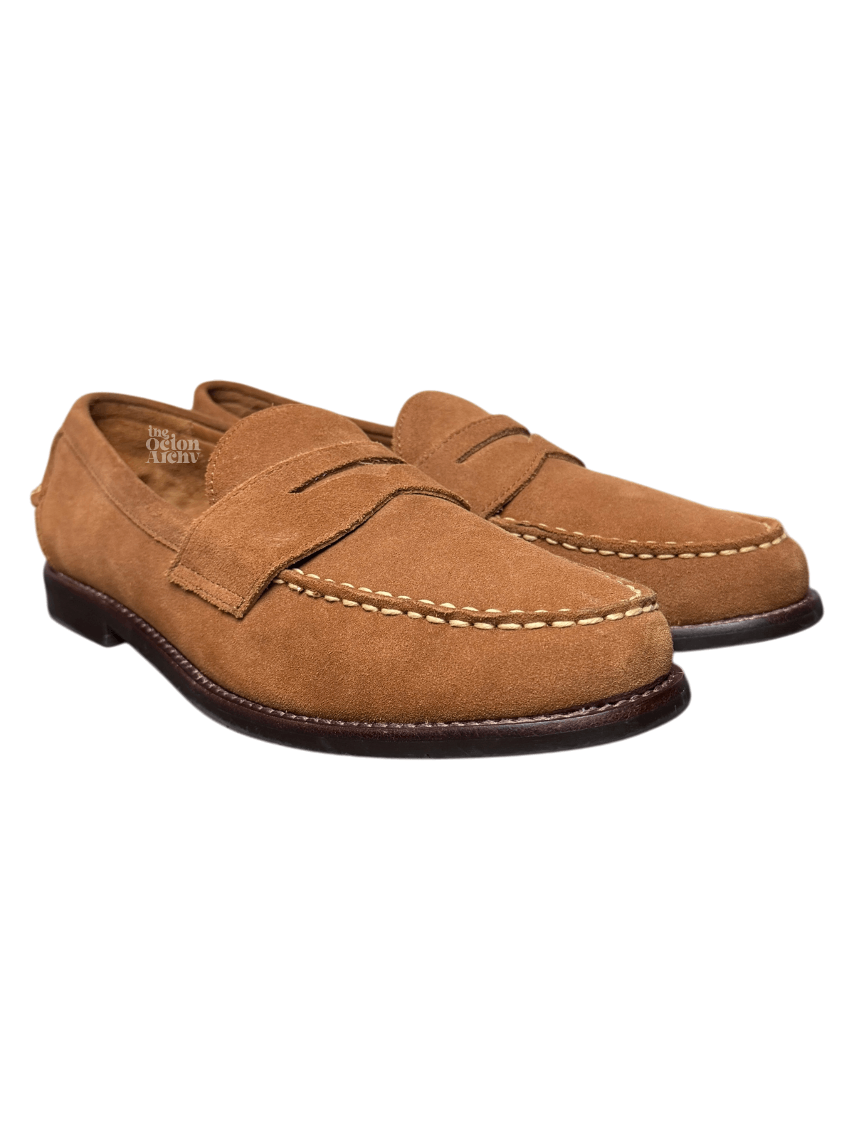 Men\'s Polo Ralph Lauren Blackley Light Brown Suede Loafers Size 11.5D Ralph Lauren Brown Loafers | Grailed main image 2