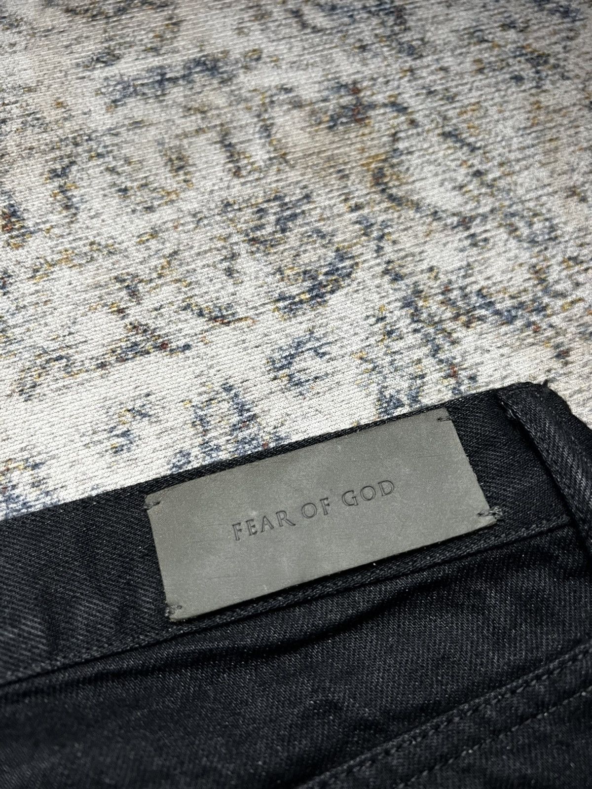 Fear of God Fear of God Distressed Black Denim Size US 32 / EU 48 - 6 Thumbnail