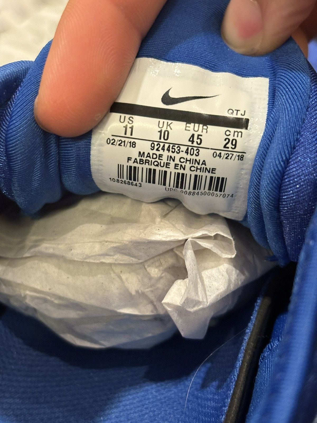 Nike Nike Air Vapormax Plus Game Royal 11 Size US 11 / EU 44 - 6 Thumbnail