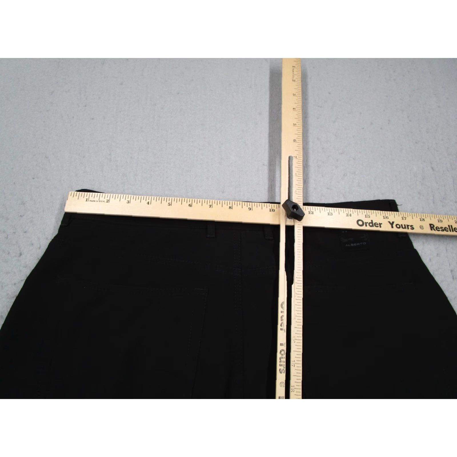 Vintage ALBERTO Pants Mens 50 TOM Comfort Fit Ceramica Stretch Dress Office 34x33 Black Size US 34 / EU 50 - 7 Thumbnail